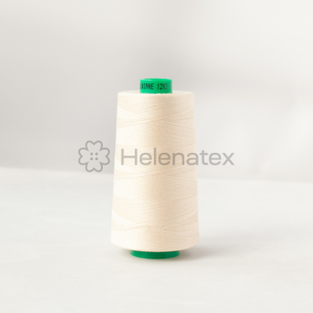 Нитка 100% бавовна (12×2), 5000 м (col. 0000, натуральний)