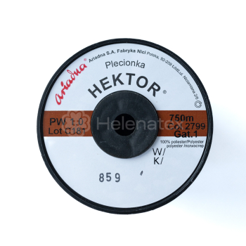 Вощена плетена нитка HEKTOR 1,0 / 750 м (col. 2799). Фото 3