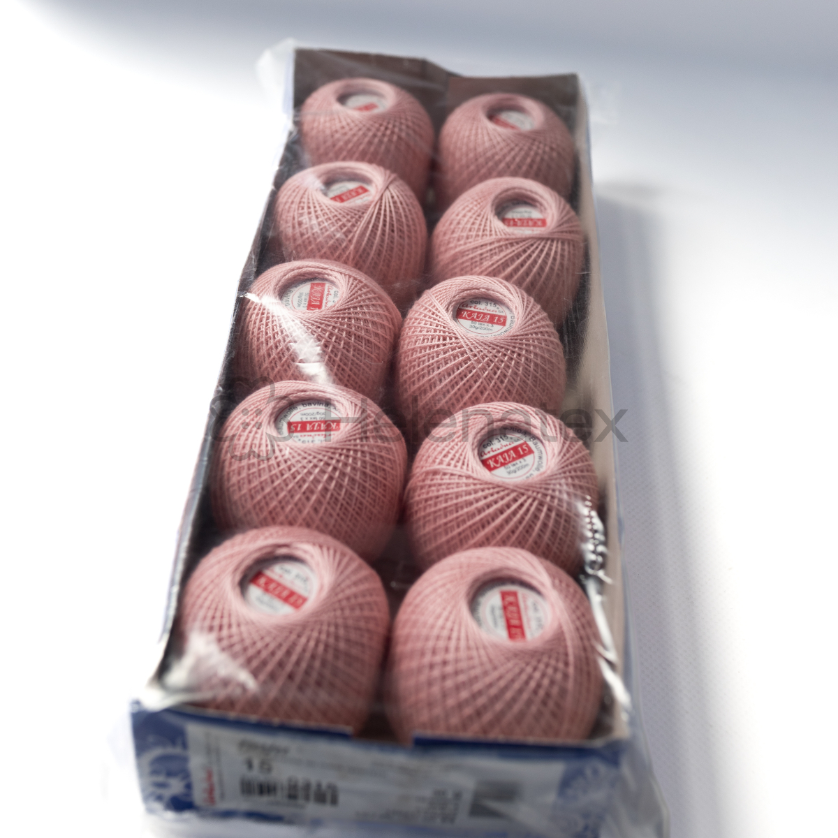 Бавовняні нитки для рукоділля Kaja 15, 30 g (col. 0315) - упаковка, 10 шт.