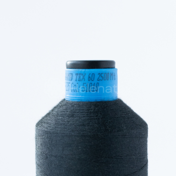 Вогнестійка кевларова нитка Durak Fire Safe P-Aramid 60 tex до 500°C (чорний), 2500 м. Фото 2