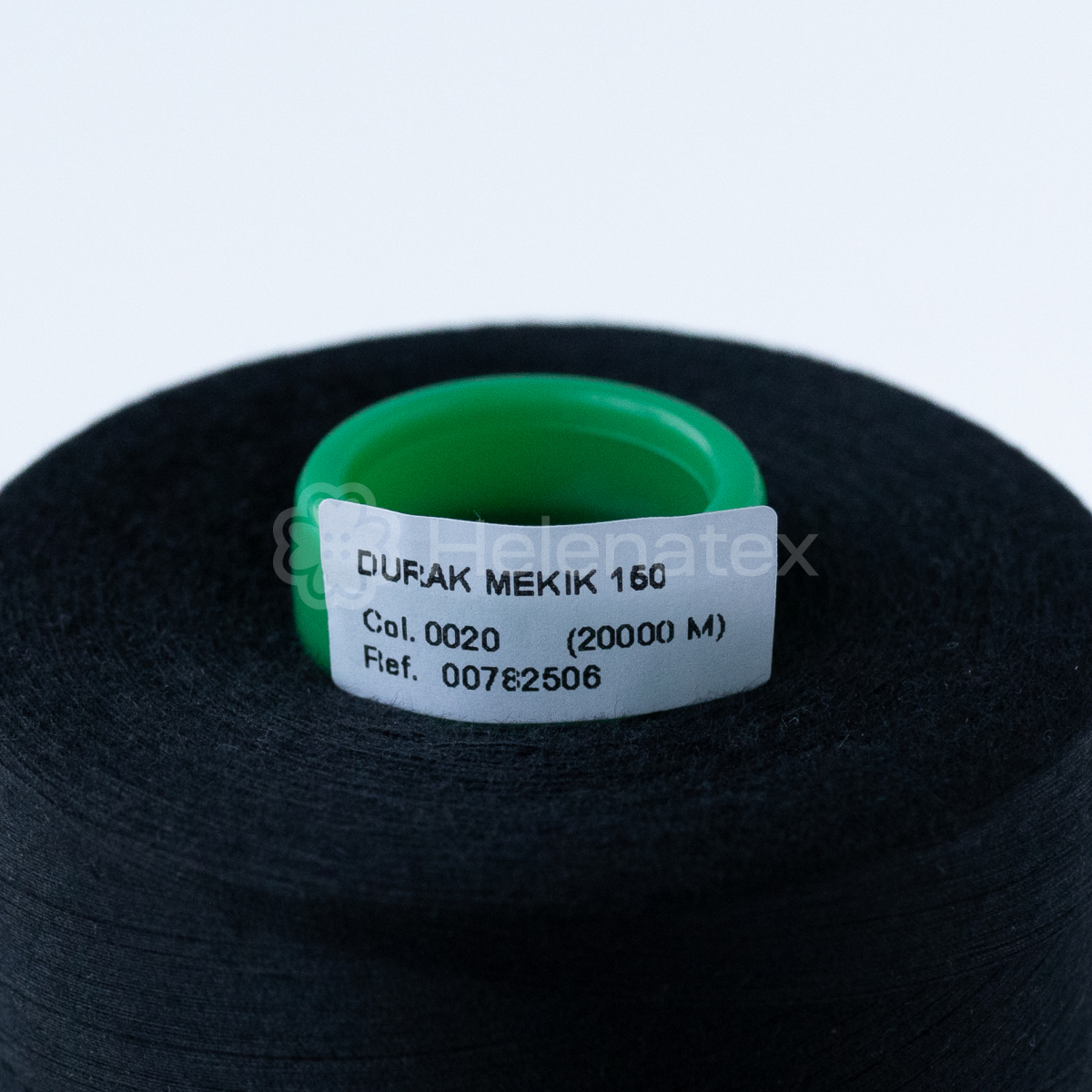 Нижня нитка для машинної вишивки Mekik 150 чорна (col.0020), 20 000 м. Фото 2