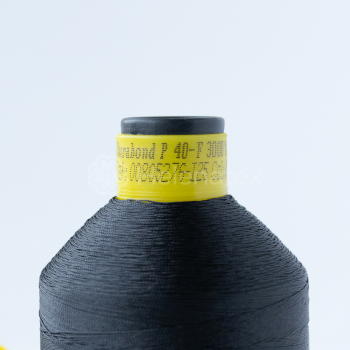 Армована надміцна нитка Durabond P 40-F, 3000 м, чорна (col. 020). Фото 2
