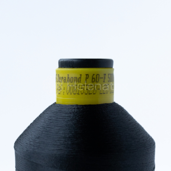 Армована надміцна нитка Durabond P 60-F, 5000 м, чорна (col. 020). Фото 3
