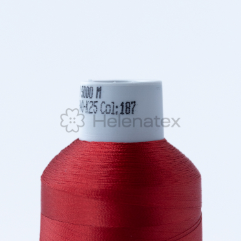 Поліестрова нитка для машинної вишивки POLYSOFT 40 (col. 187). Фото 3
