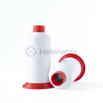 Високоеластична нитка Duraflex 120, 3000 м, біла (col. 0010)