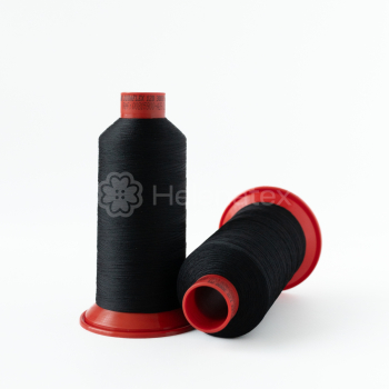 Високоеластична нитка Duraflex 120, 3000 м, чорна (col. 0020)