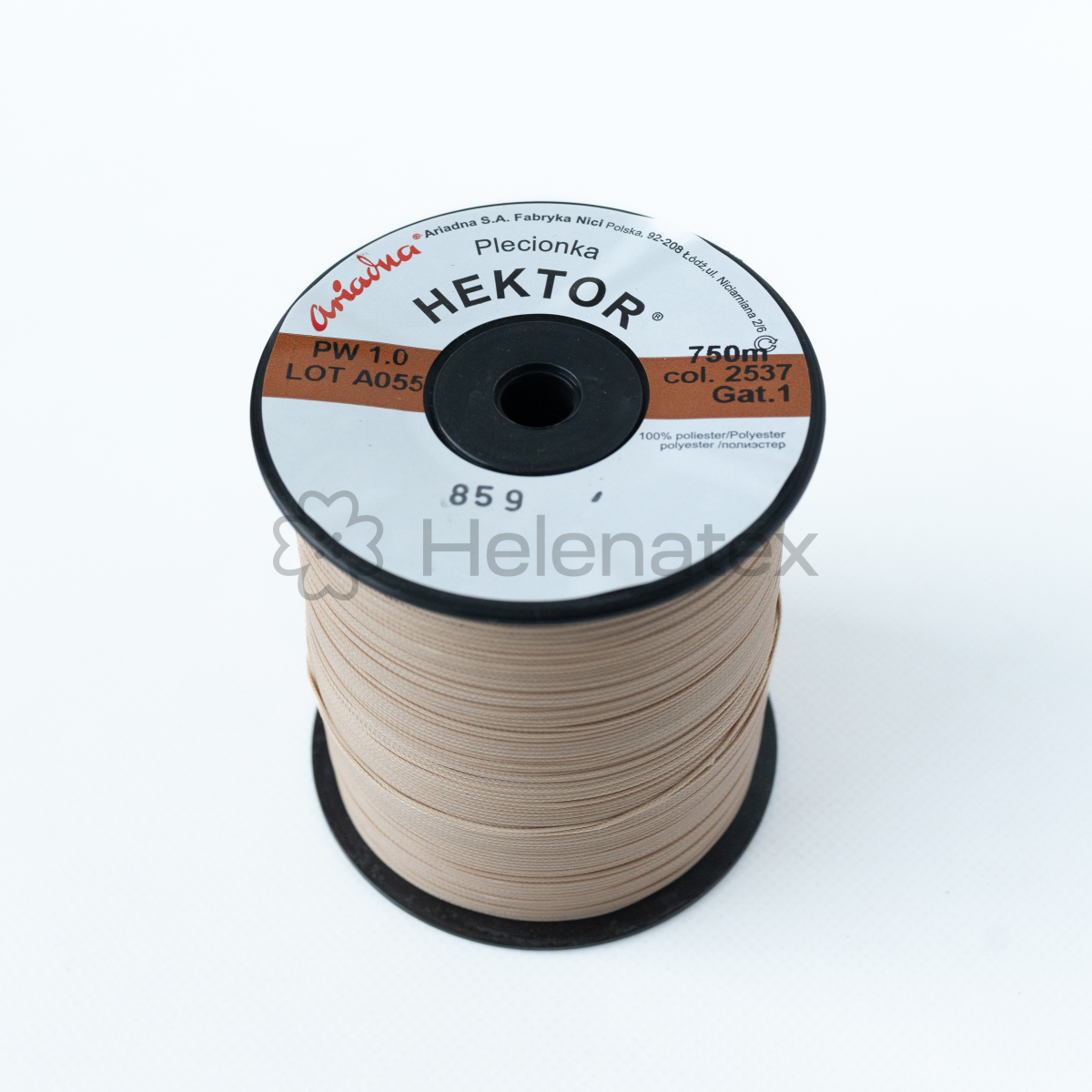 Вощена плетена нитка HEKTOR 1,0 / 750 м (col. 2537)